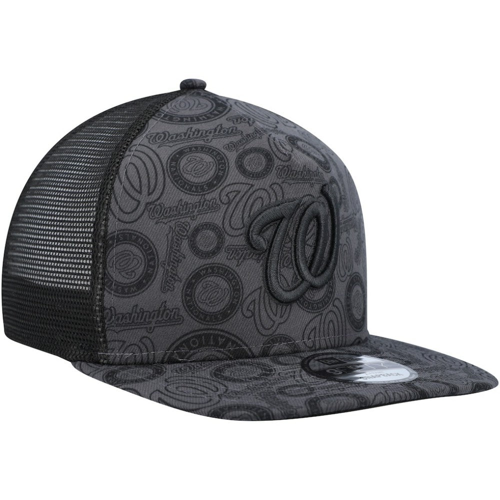 Washington Nationals New Era Repeat A-Frame 9FIFTY Trucker Snapback Hat | MLB Discount