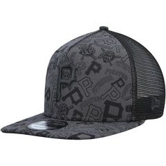 Pittsburgh Pirates New Era Repeat A-Frame 9FIFTY Trucker Snapback Hat | MLB Sale