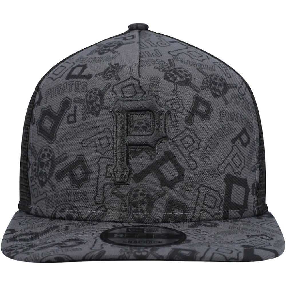 Pittsburgh Pirates New Era Repeat A-Frame 9FIFTY Trucker Snapback Hat | MLB Sale