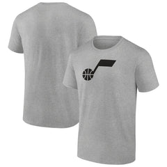 Utah Jazz Solid Primary Logo T-Shirt On Sale