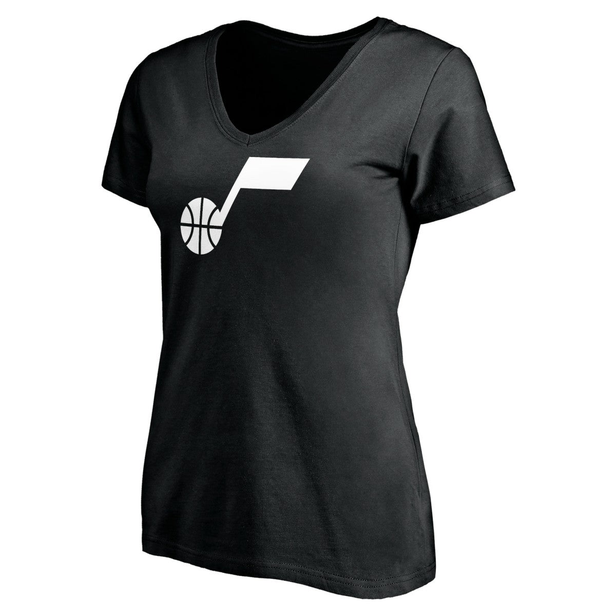 Utah Jazz Women's Primary Team Logo V-Neck T-Shirt On Sale