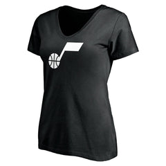 Utah Jazz Women's Primary Team Logo V-Neck T-Shirt On Sale