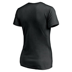 Utah Jazz Women's Primary Team Logo V-Neck T-Shirt On Sale