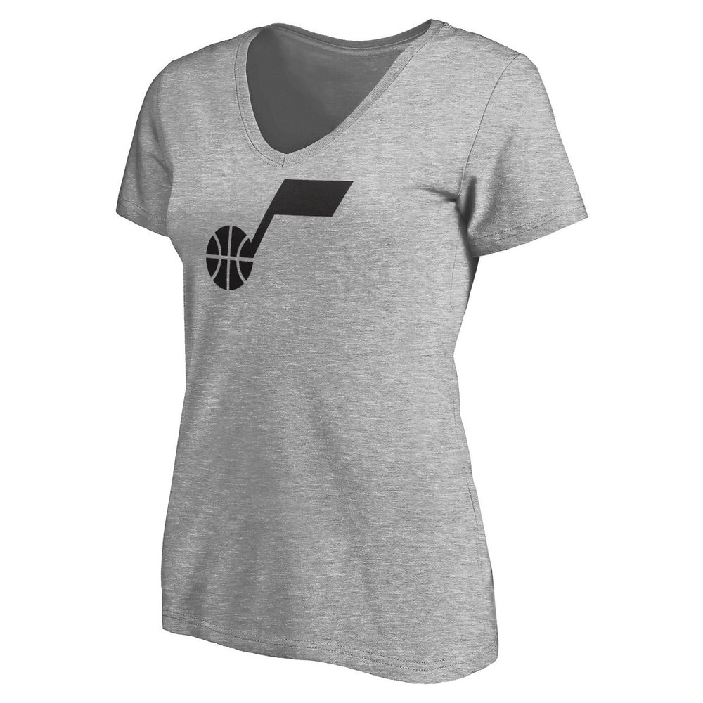Utah Jazz Women's Primary Team Logo V-Neck T-Shirt For Sale