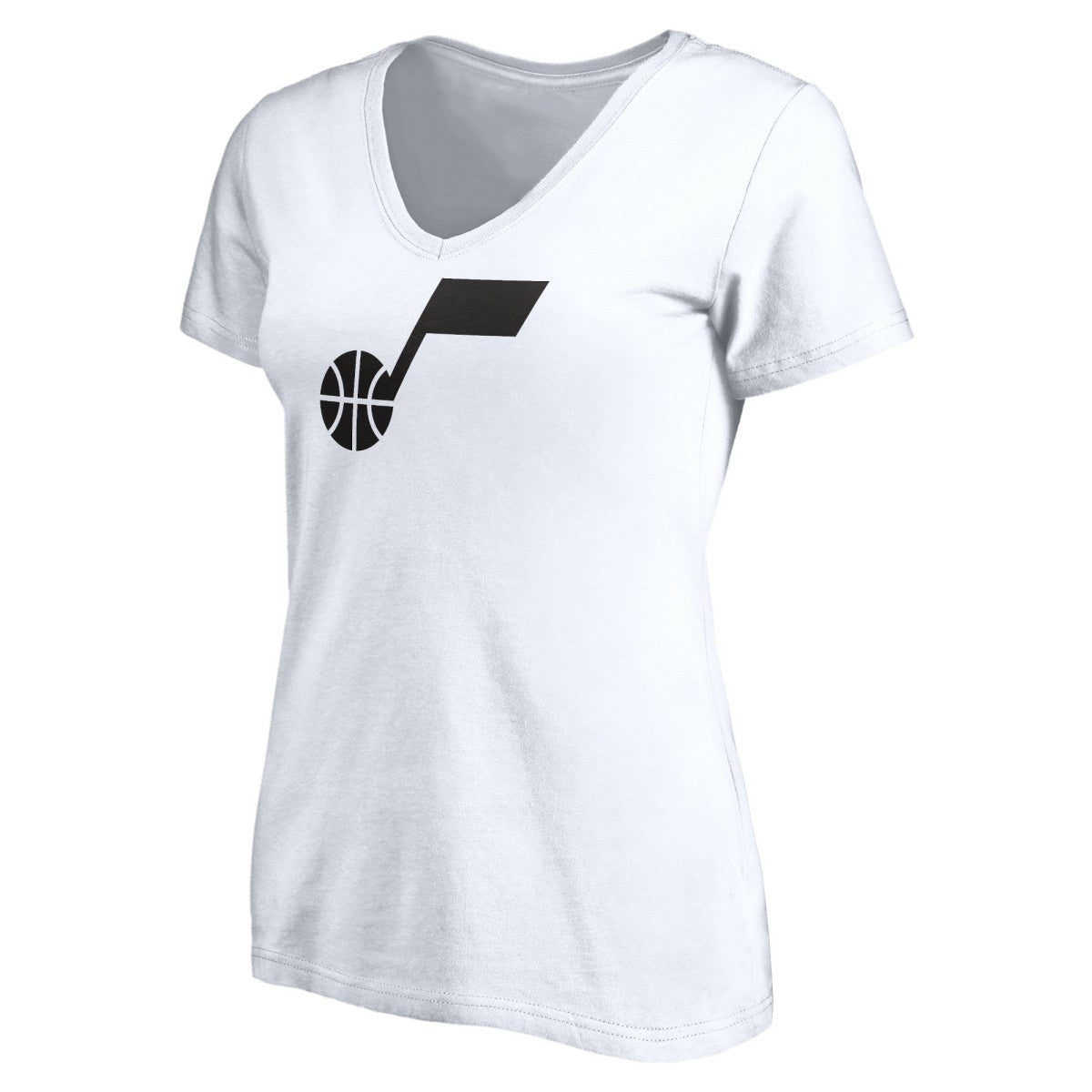 Utah Jazz Women's Primary Team Logo V-Neck T-Shirt Outlet