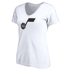 Utah Jazz Women's Primary Team Logo V-Neck T-Shirt Outlet