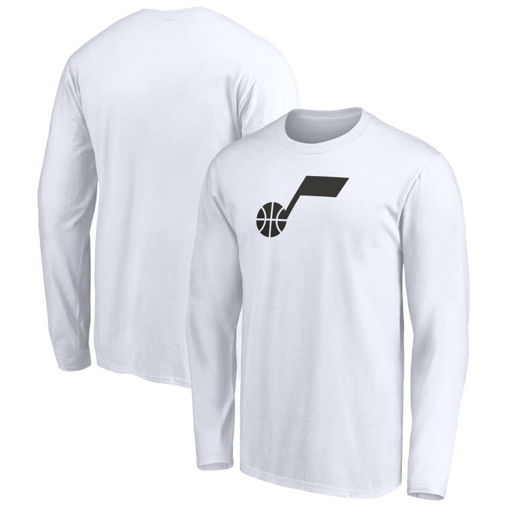 Utah Jazz Primary Logo Team Long Sleeve T-Shirt New