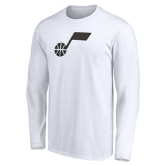 Utah Jazz Primary Logo Team Long Sleeve T-Shirt New