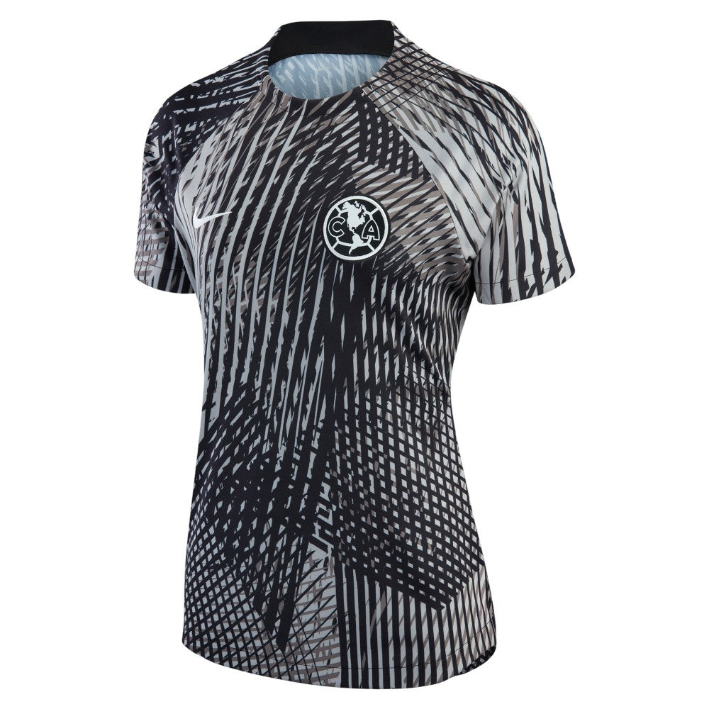 Club America Women's 2022/23 Pre-Match Raglan Performance Top Black - Nike