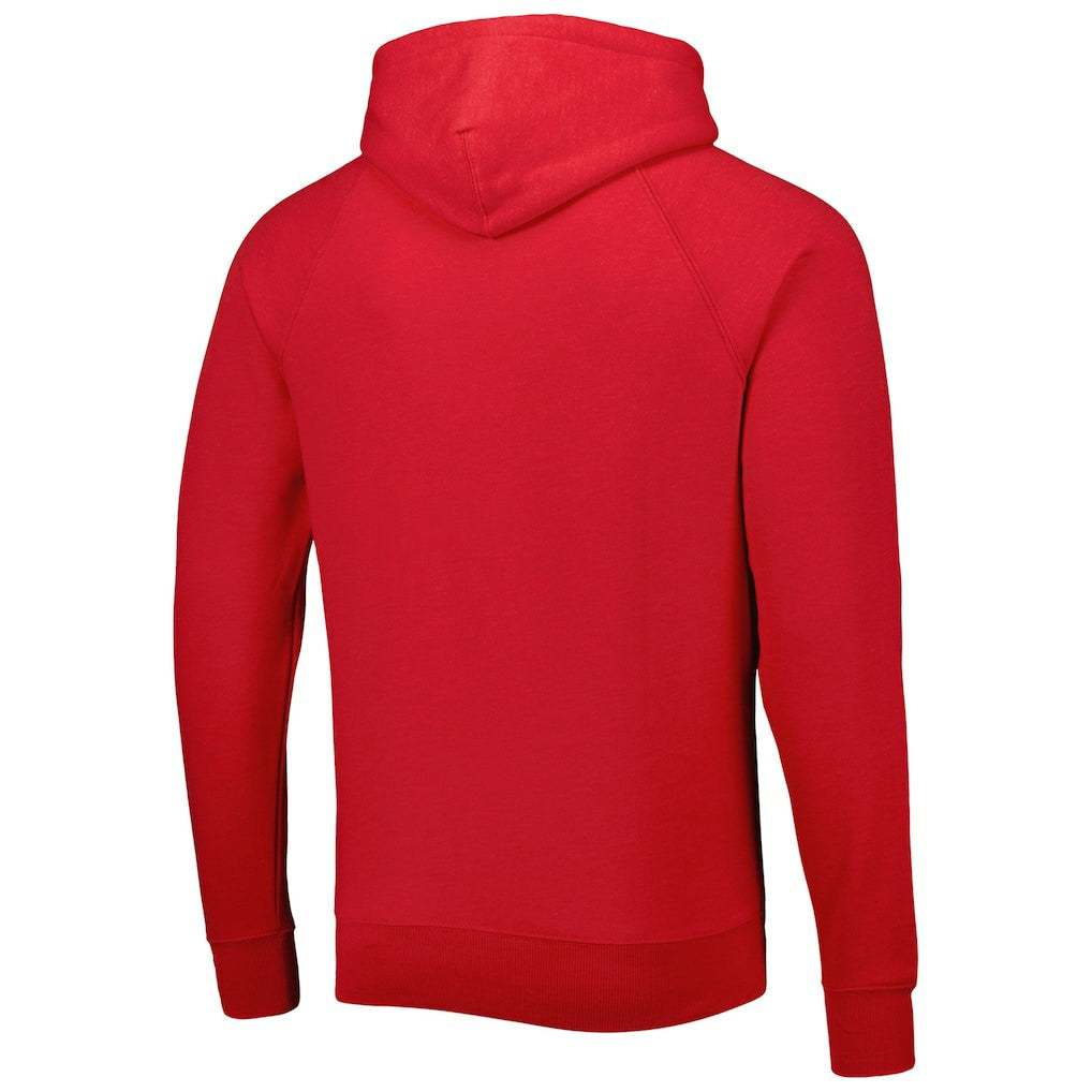 Atlanta Falcons  Homage Retro Helmet Tri-Blend Raglan Pullover Hoodie