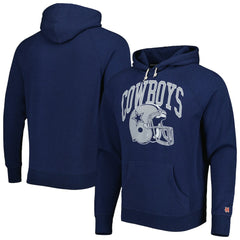 Dallas Cowboys  Homage Retro Helmet Tri-Blend Raglan Pullover Hoodie