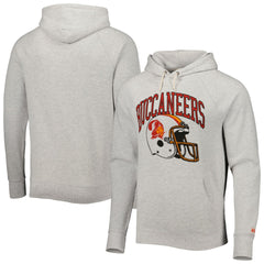 Tampa Bay Buccaneers  Homage Retro Helmet Tri-Blend Raglan Pullover Hoodie