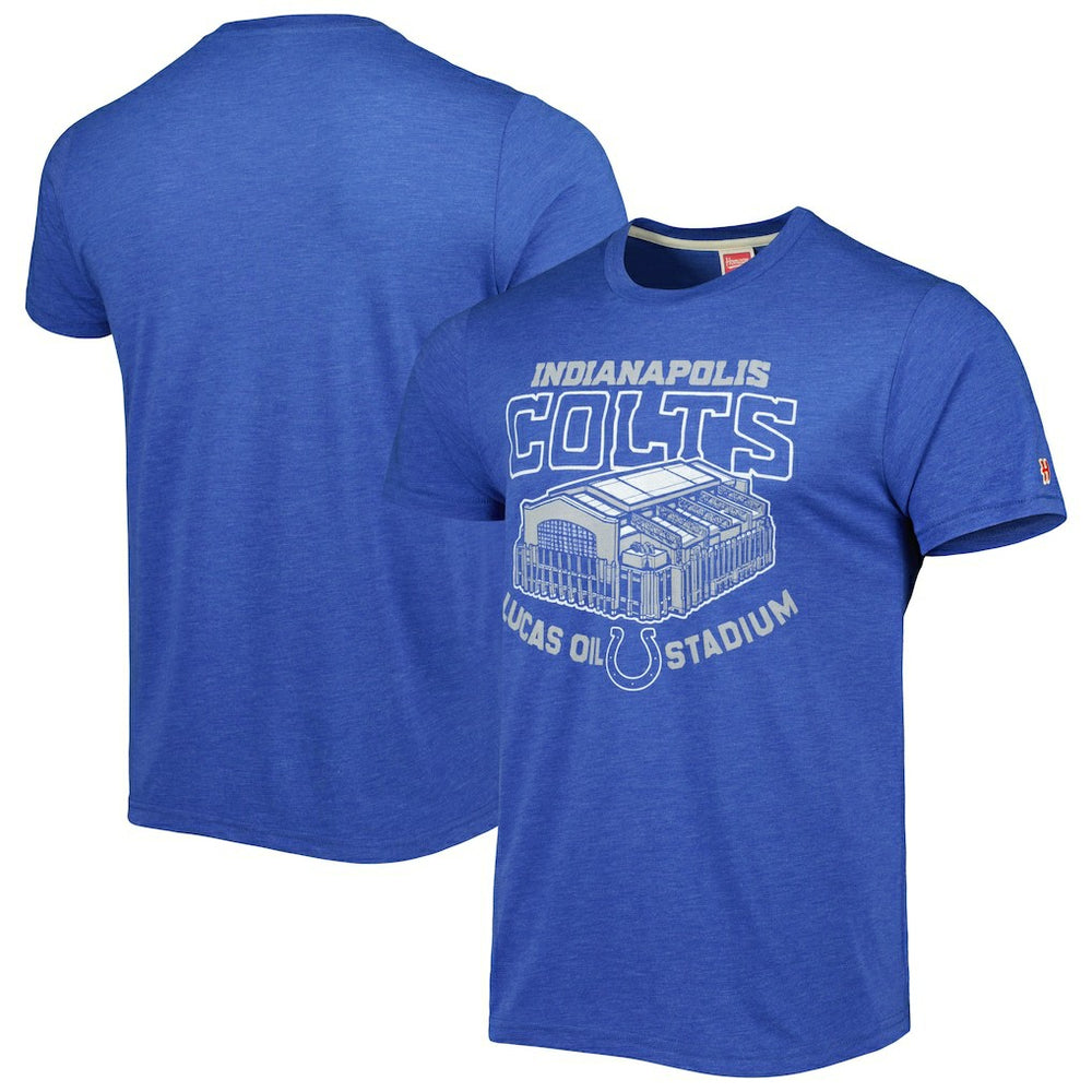 Indianapolis Colts  Homage Stadium Tri-Blend T-Shirt