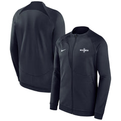 England National Team Academy Pro Anthem Raglan Performance Full-Zip Jacket Blue - Nike