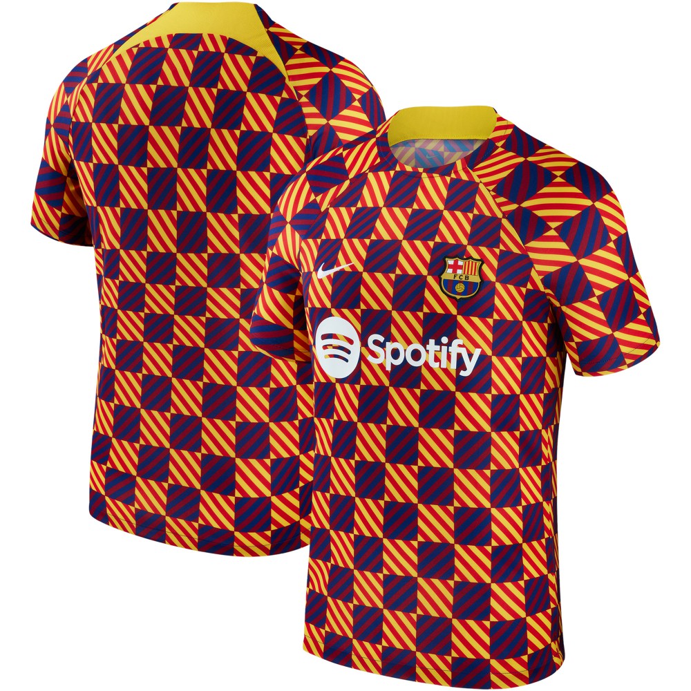 Barcelona 2023/24 Pre-Match Performance Top Yellow - Nike