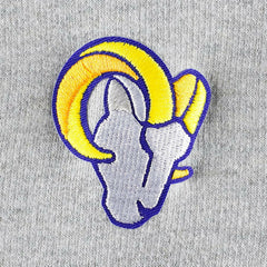 Los Angeles Rams  Antigua Women's Lightweight Jackpot Raglan Half-Zip Pullover Hoodie