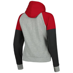 Tampa Bay Buccaneers  Antigua Women's Lightweight Jackpot Raglan Half-Zip Pullover Hoodie