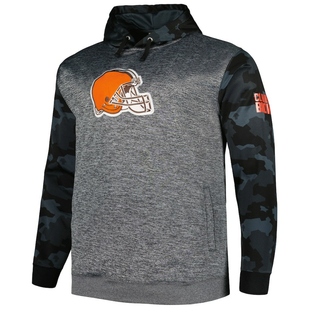Cleveland Browns Fanatics Big & Tall Camo Pullover Hoodie