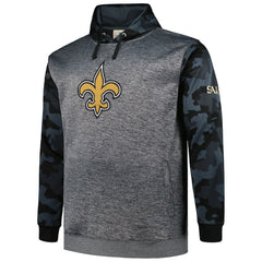 New Orleans Saints Fanatics Big & Tall Camo Pullover Hoodie
