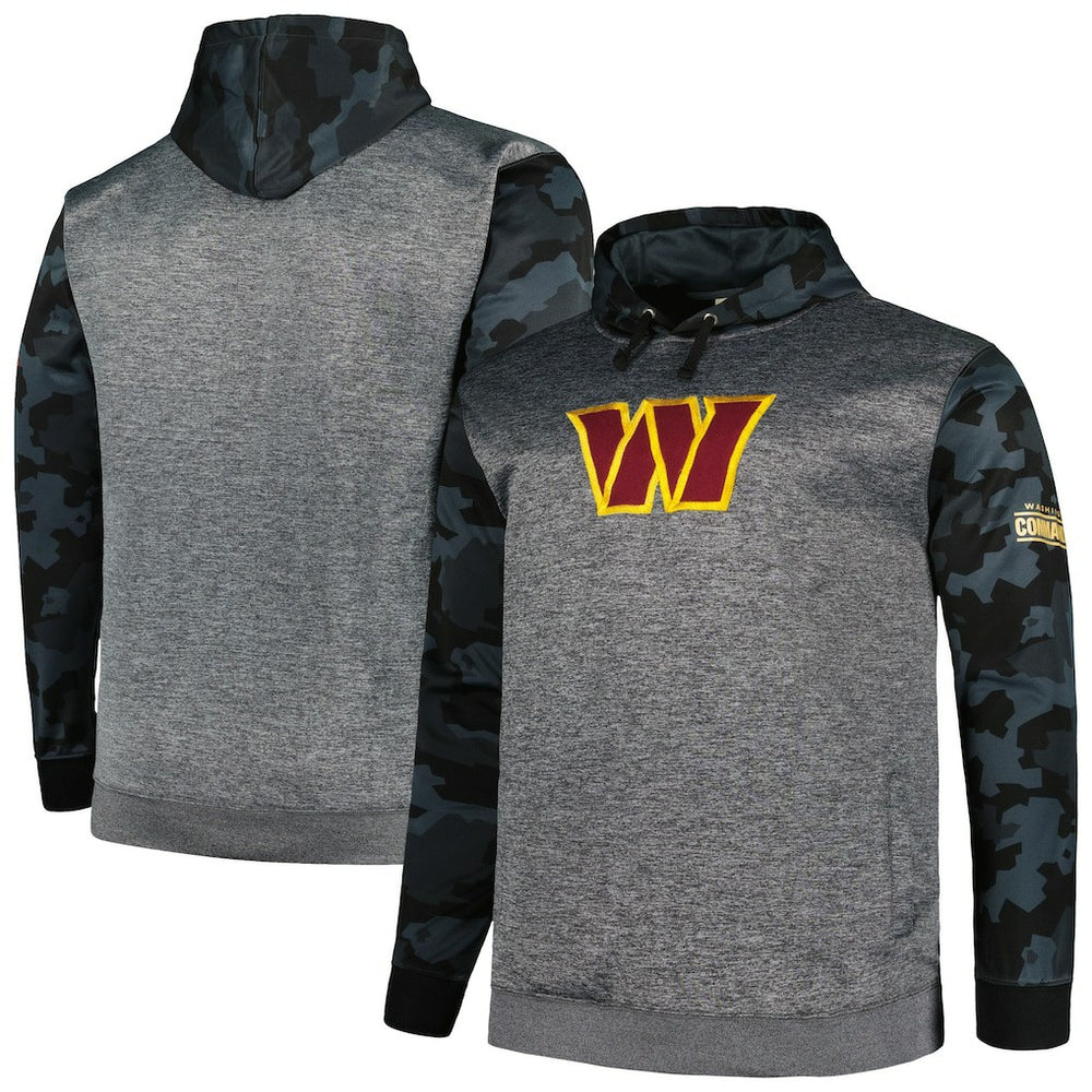 Washington Commanders Fanatics Big & Tall Camo Pullover Hoodie