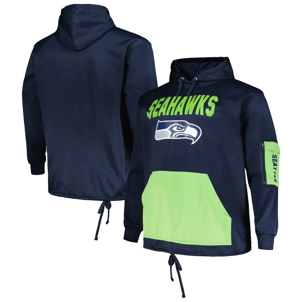 Seattle Seahawks Fanatics Big & Tall Pullover Hoodie