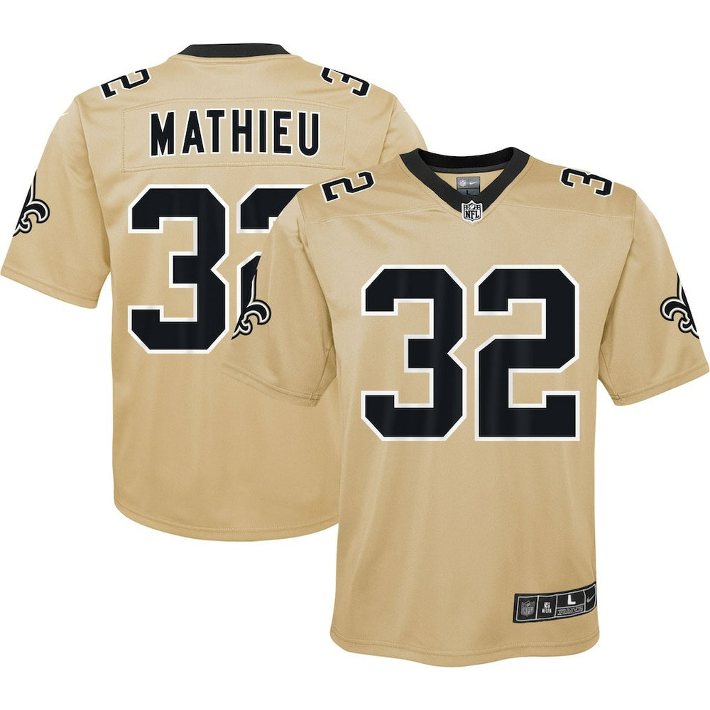 New Orleans Saints Nike Tyrann Mathieu  Youth Inverted Game Jersey