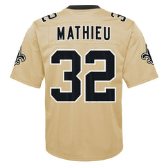 New Orleans Saints Nike Tyrann Mathieu  Youth Inverted Game Jersey