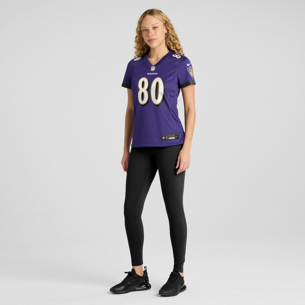Baltimore Ravens Nike Isaiah Likely  Women's Player Game Jersey