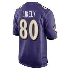 Baltimore Ravens Nike Isaiah Likely  Player Game Jersey