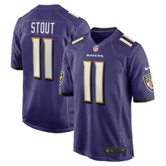 Baltimore Ravens Nike Jordan Stout  Player Game Jersey