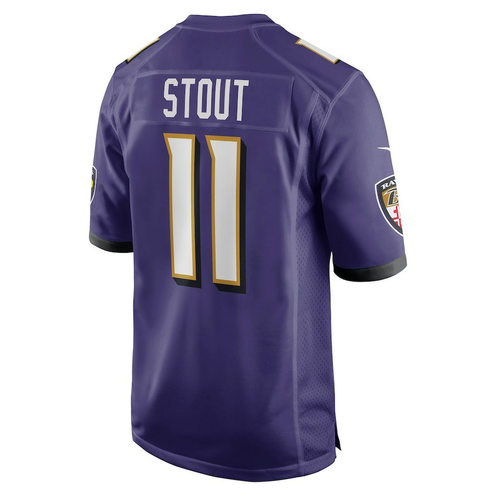 Baltimore Ravens Nike Jordan Stout  Player Game Jersey
