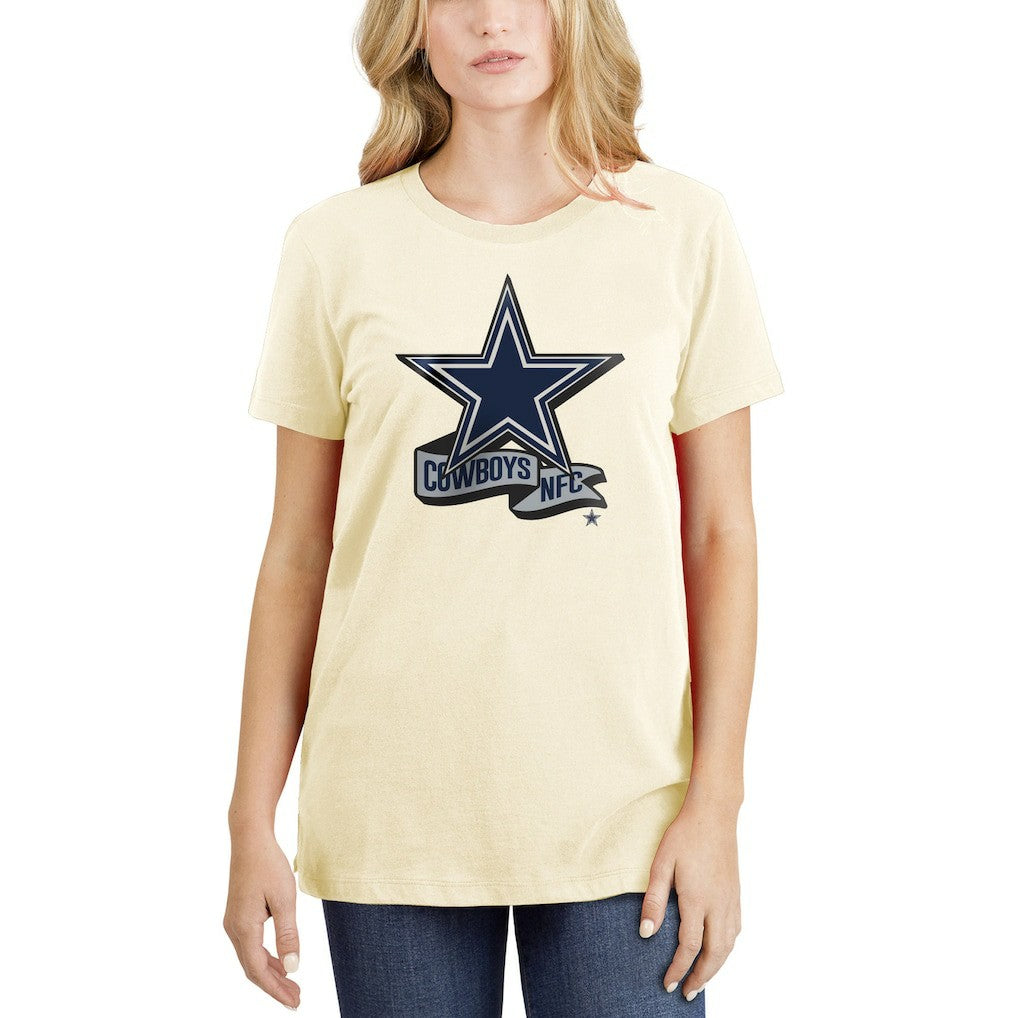 Dallas Cowboys New Era Women's Chrome Sideline T-Shirt