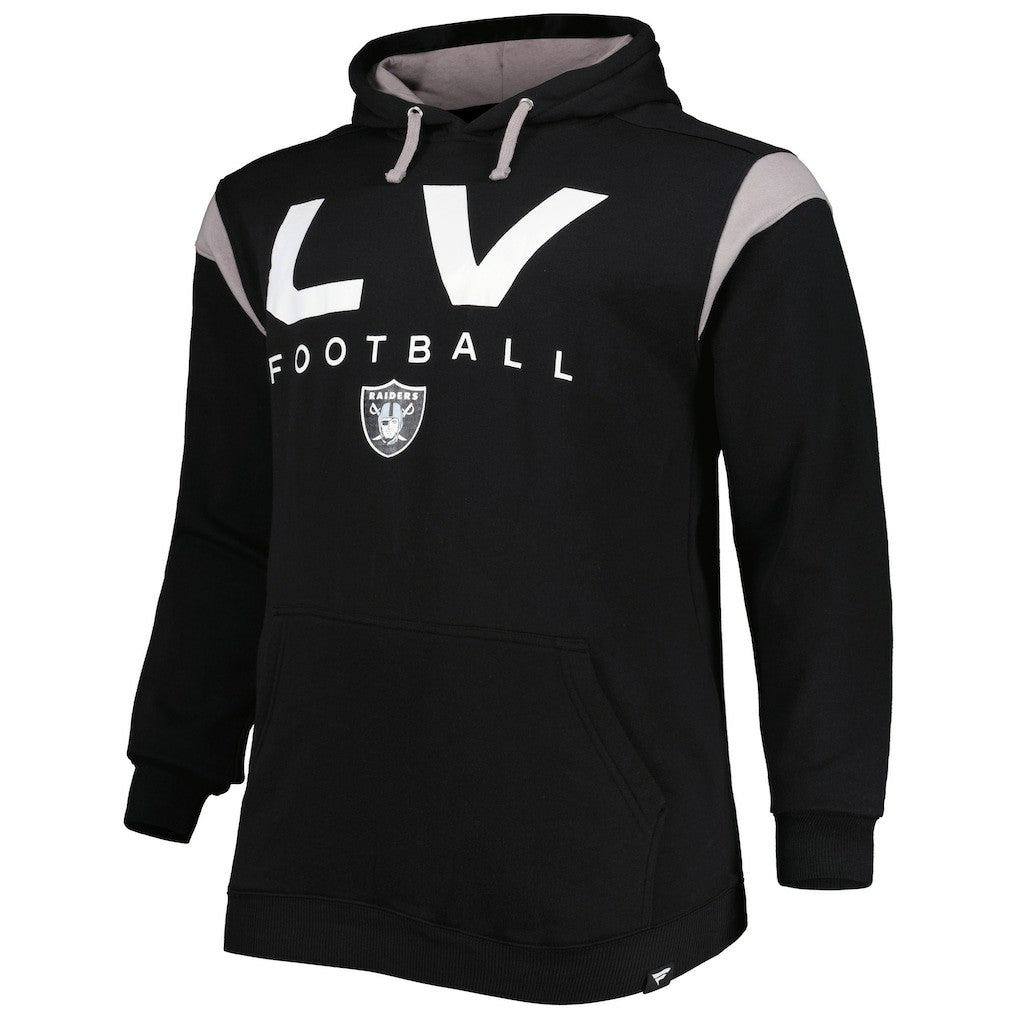 Las Vegas Raiders Fanatics Big & Tall Call the Shots Pullover Hoodie