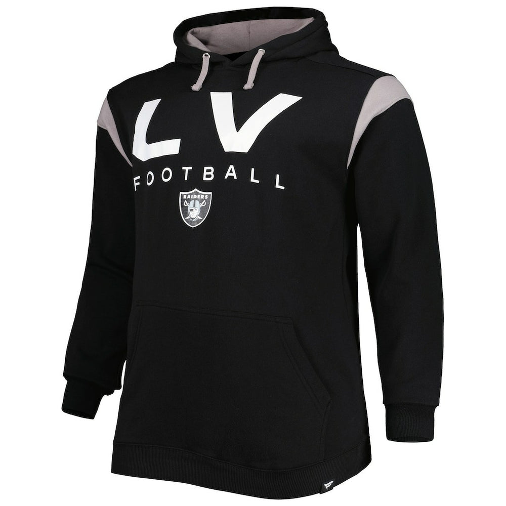 Las Vegas Raiders Fanatics Big & Tall Call the Shots Pullover Hoodie