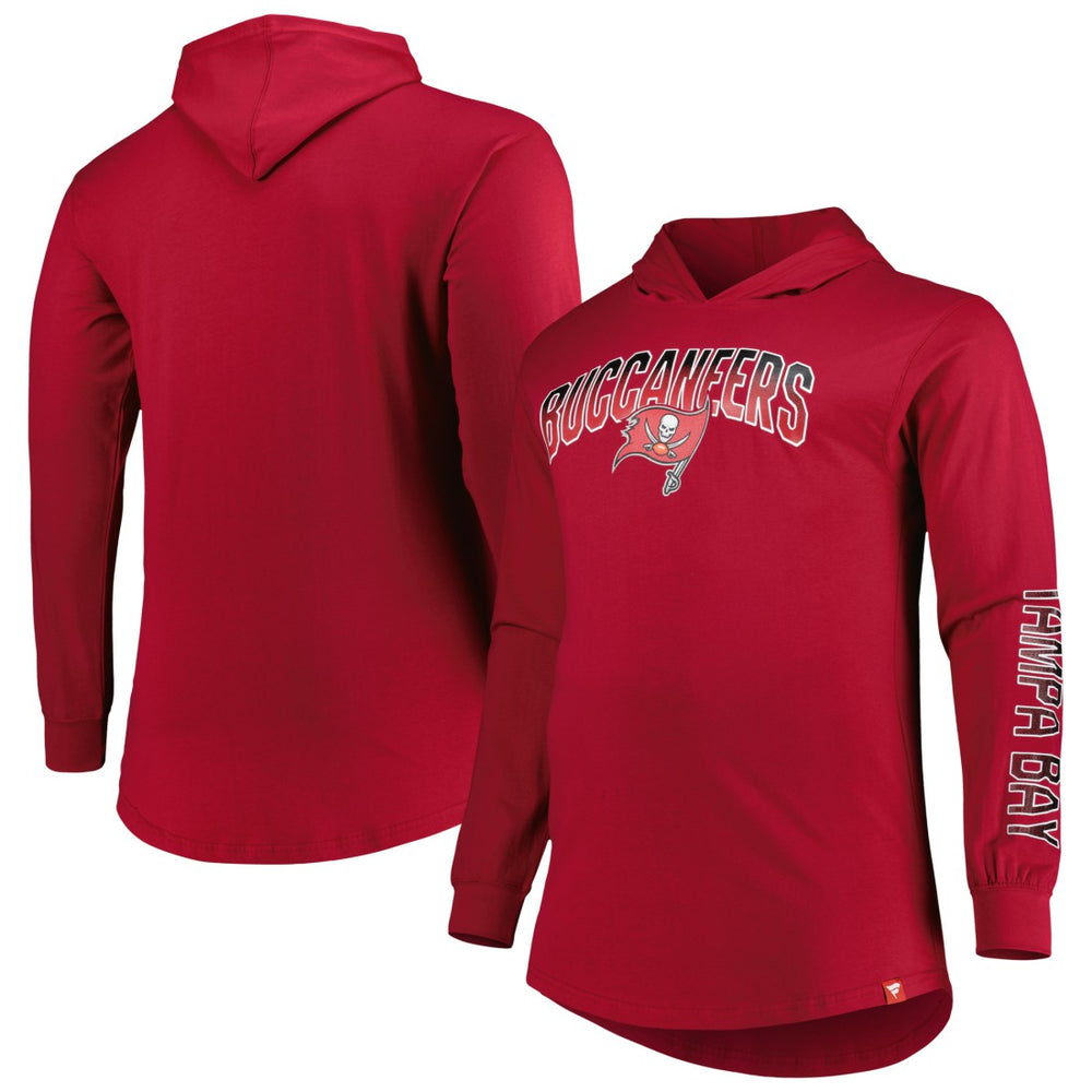 Tampa Bay Buccaneers Fanatics Big & Tall Front Runner Pullover Hoodie