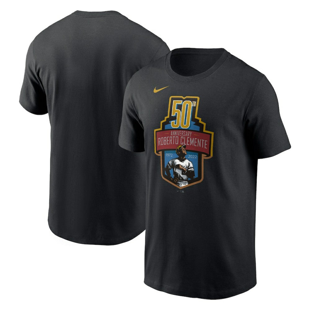 Roberto Clemente Pittsburgh Pirates Nike 50th Anniversary Commemorative T-Shirt | MLB For sale