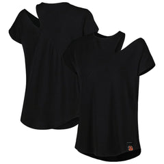 Cincinnati Bengals  KIYA TOMLIN Women's Cut Out Tri-Blend Shirt