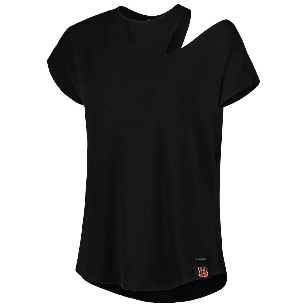 Cincinnati Bengals  KIYA TOMLIN Women's Cut Out Tri-Blend Shirt