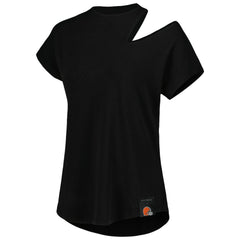 Cleveland Browns  KIYA TOMLIN Women's Cut Out Tri-Blend Shirt