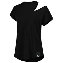 Green Bay Packers  KIYA TOMLIN Women's Cut Out Tri-Blend Shirt