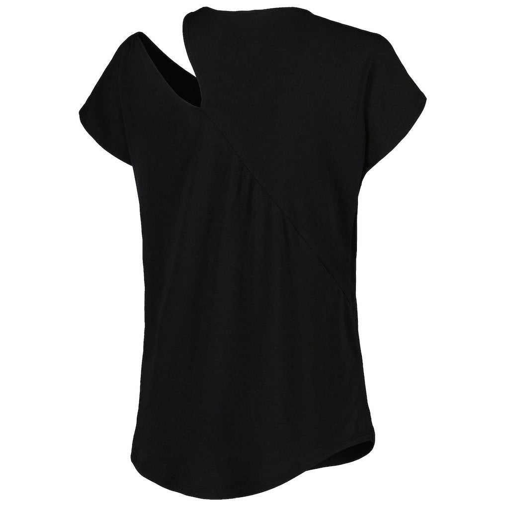Pittsburgh Steelers  KIYA TOMLIN Women's Cut Out Tri-Blend Shirt