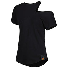 Washington Commanders  KIYA TOMLIN Women's Cut Out Tri-Blend Shirt