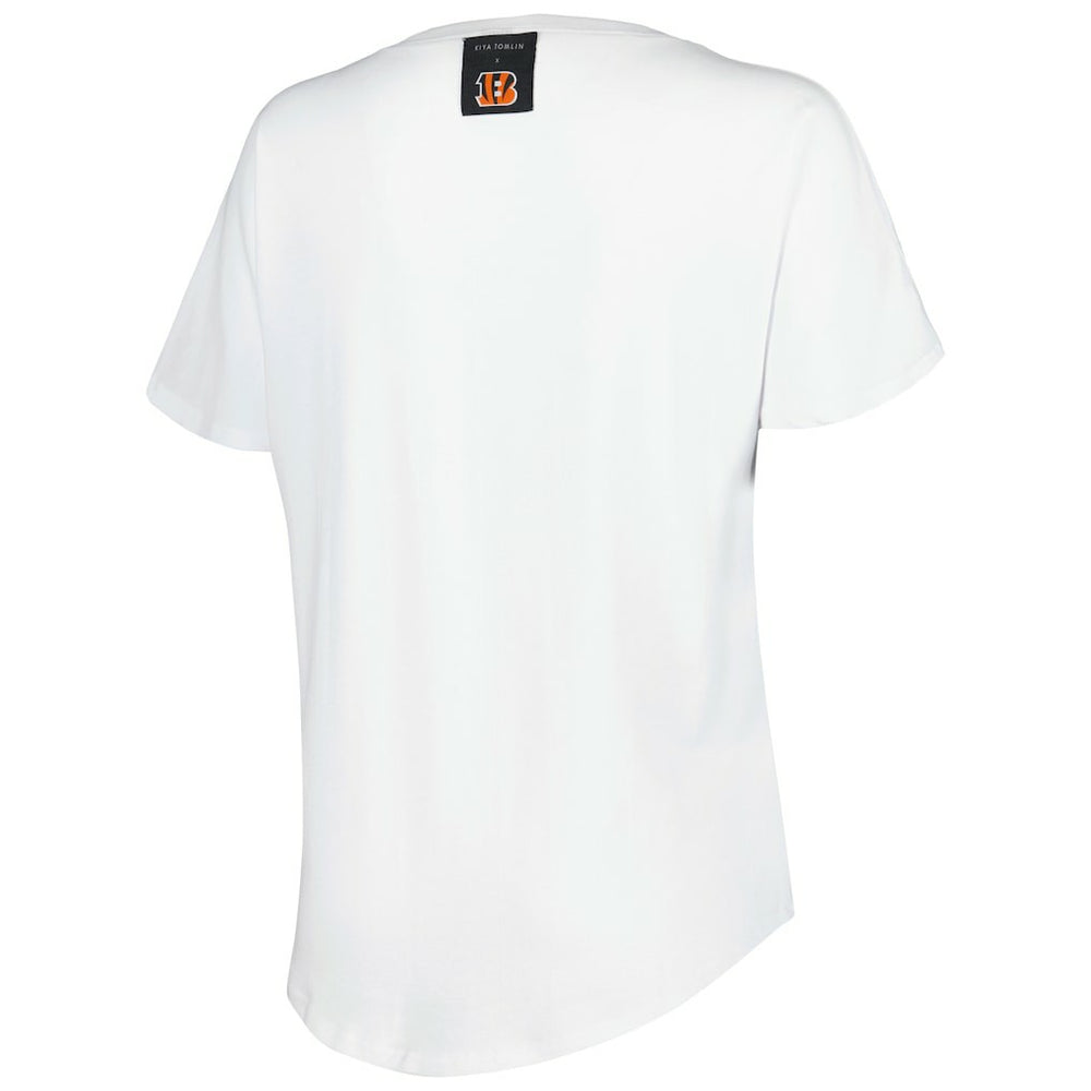 Cincinnati Bengals  KIYA TOMLIN Women's V-Neck T-Shirt