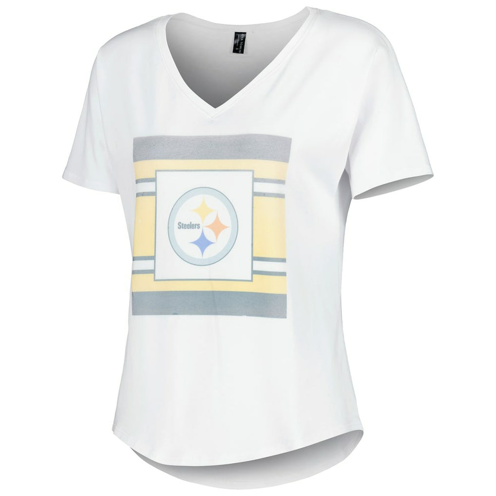 Pittsburgh Steelers  KIYA TOMLIN Women's Tri-Blend V-Neck T-Shirt