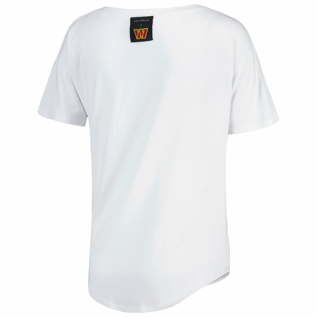 Washington Commanders  KIYA TOMLIN Women's V-Neck T-Shirt