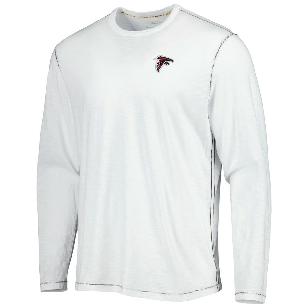 Atlanta Falcons Tommy Bahama Laces Out Billboard Long Sleeve T-Shirt
