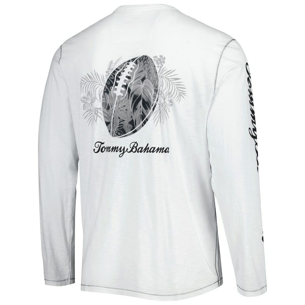 Atlanta Falcons Tommy Bahama Laces Out Billboard Long Sleeve T-Shirt