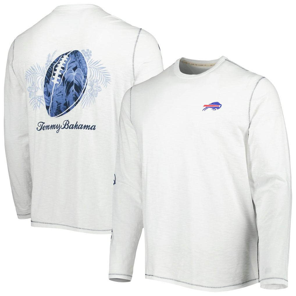 Buffalo Bills Tommy Bahama Laces Out Billboard Long Sleeve T-Shirt