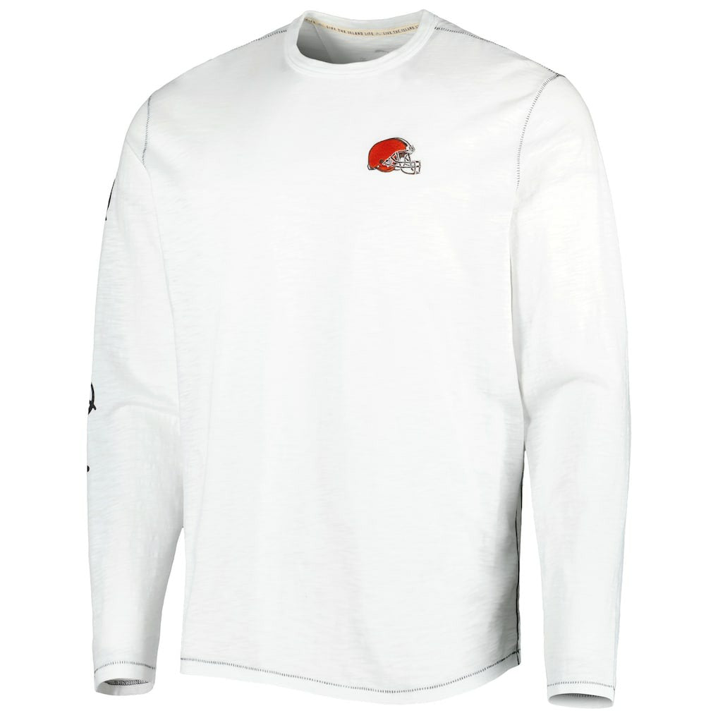 Cleveland Browns Tommy Bahama Laces Out Billboard Long Sleeve T-Shirt