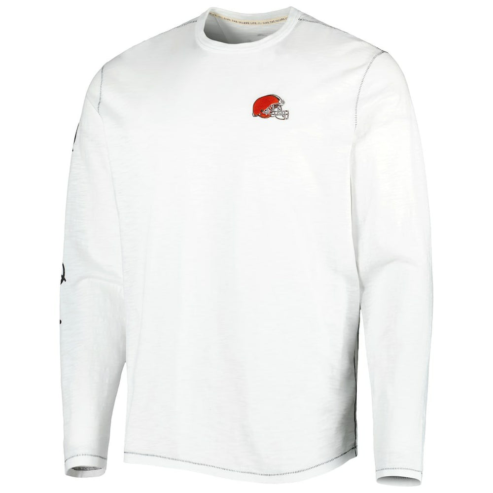 Cleveland Browns Tommy Bahama Laces Out Billboard Long Sleeve T-Shirt